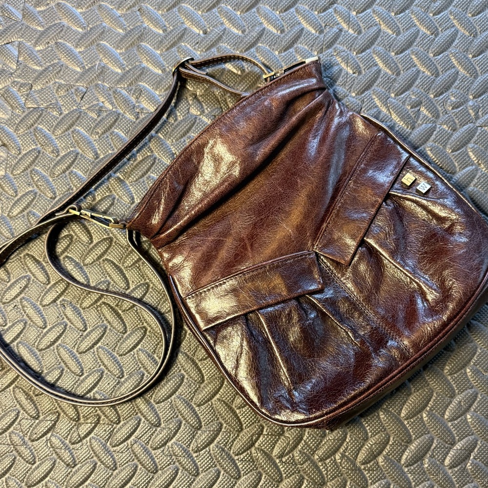 Helen Welsh Brown Leather Crossbody Bag
